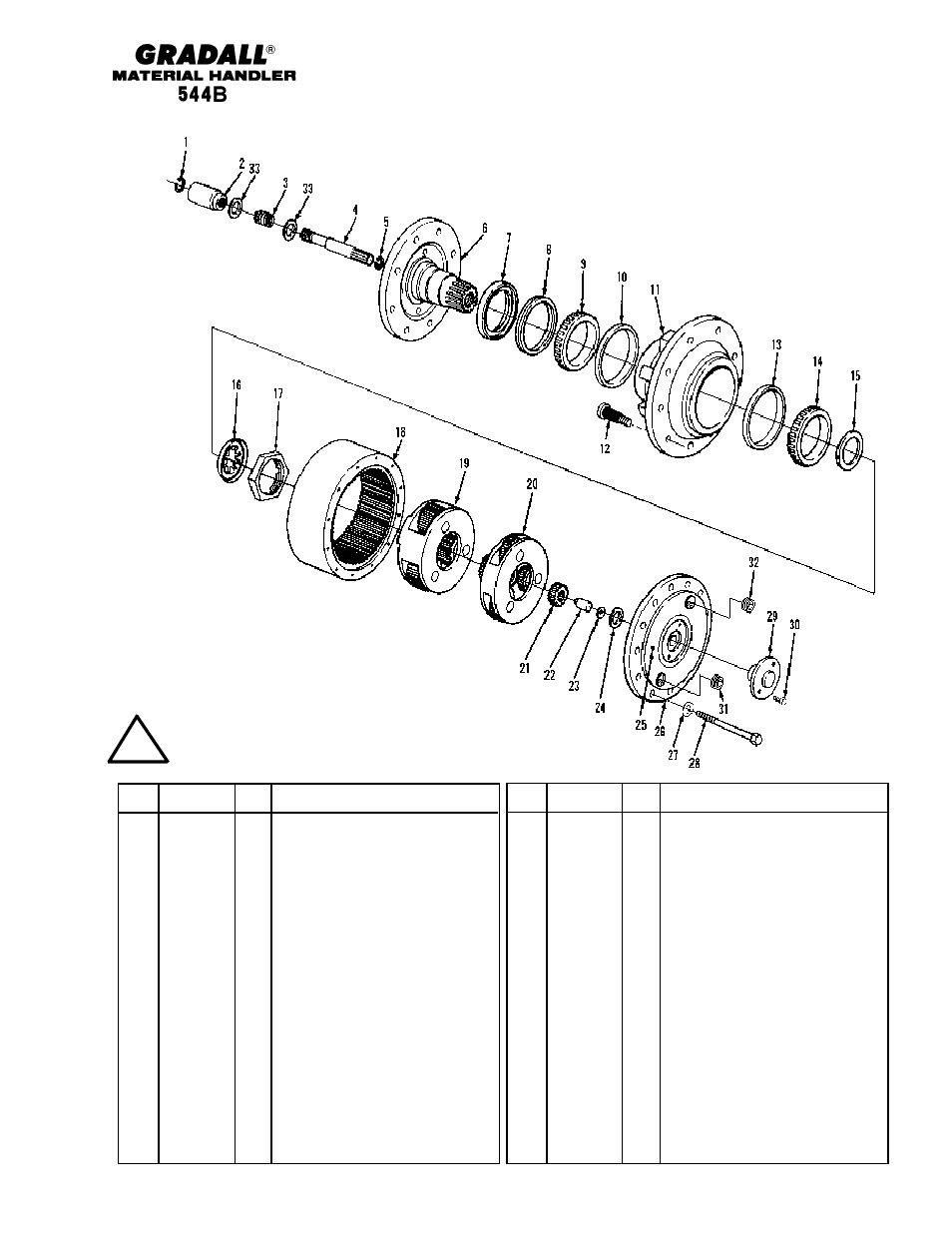 Gradall 544B Parts Manual User Manual | Page 65 / 180
