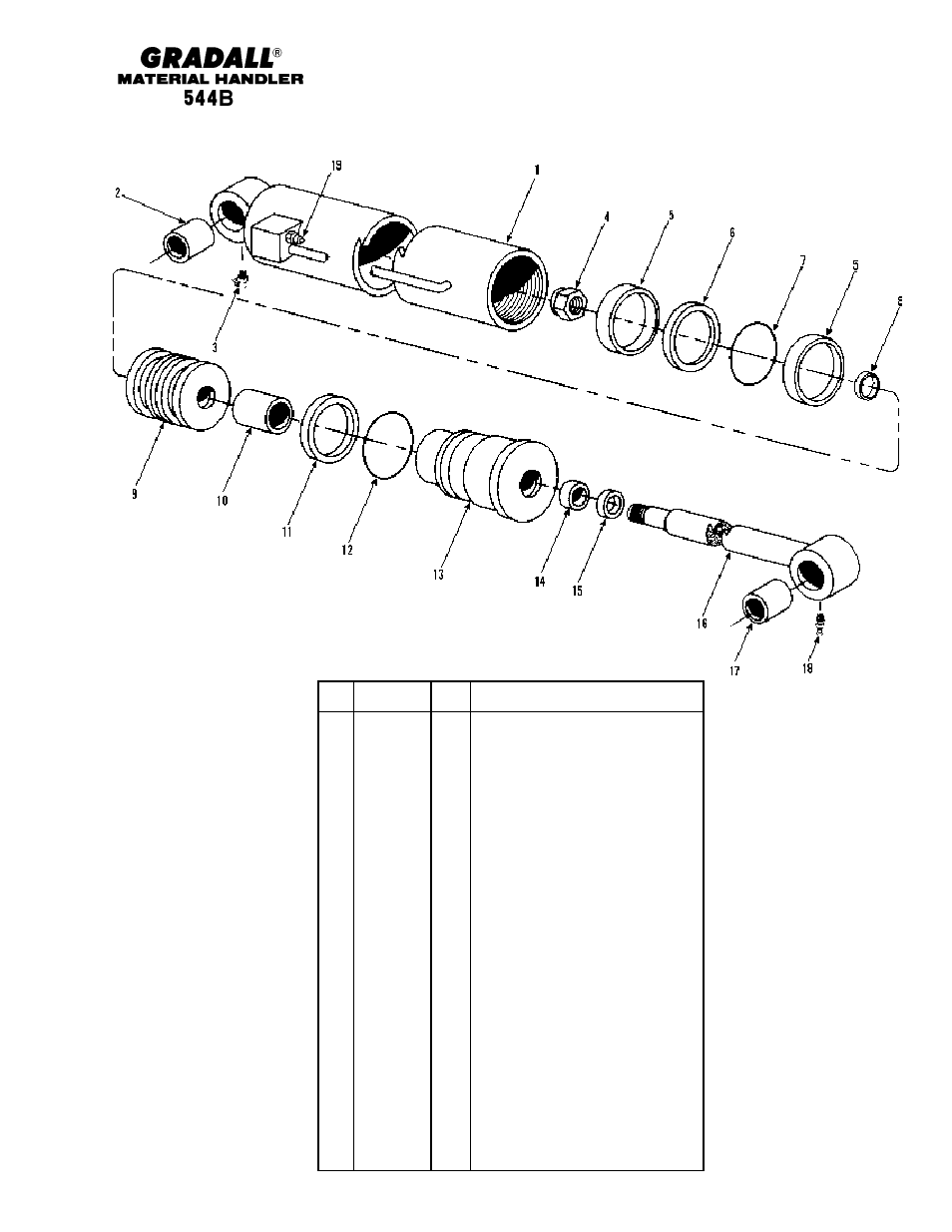 Section 10 hydraulic components | Gradall 544B Parts Manual User Manual | Page 98 / 180