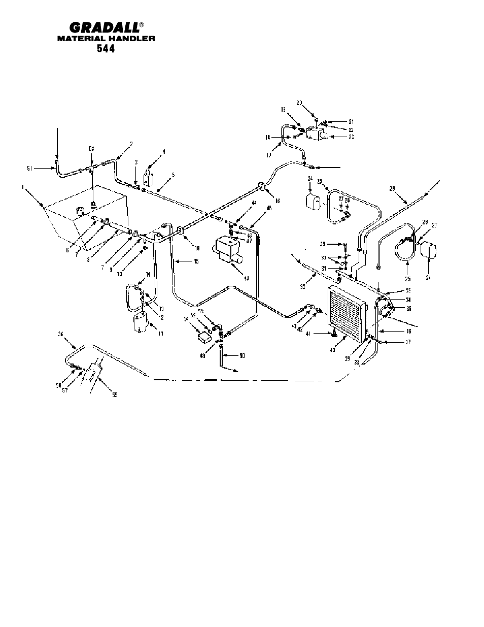 Hydraulic circuits dump circuit | Gradall 544 User Manual | Page 115 / 209