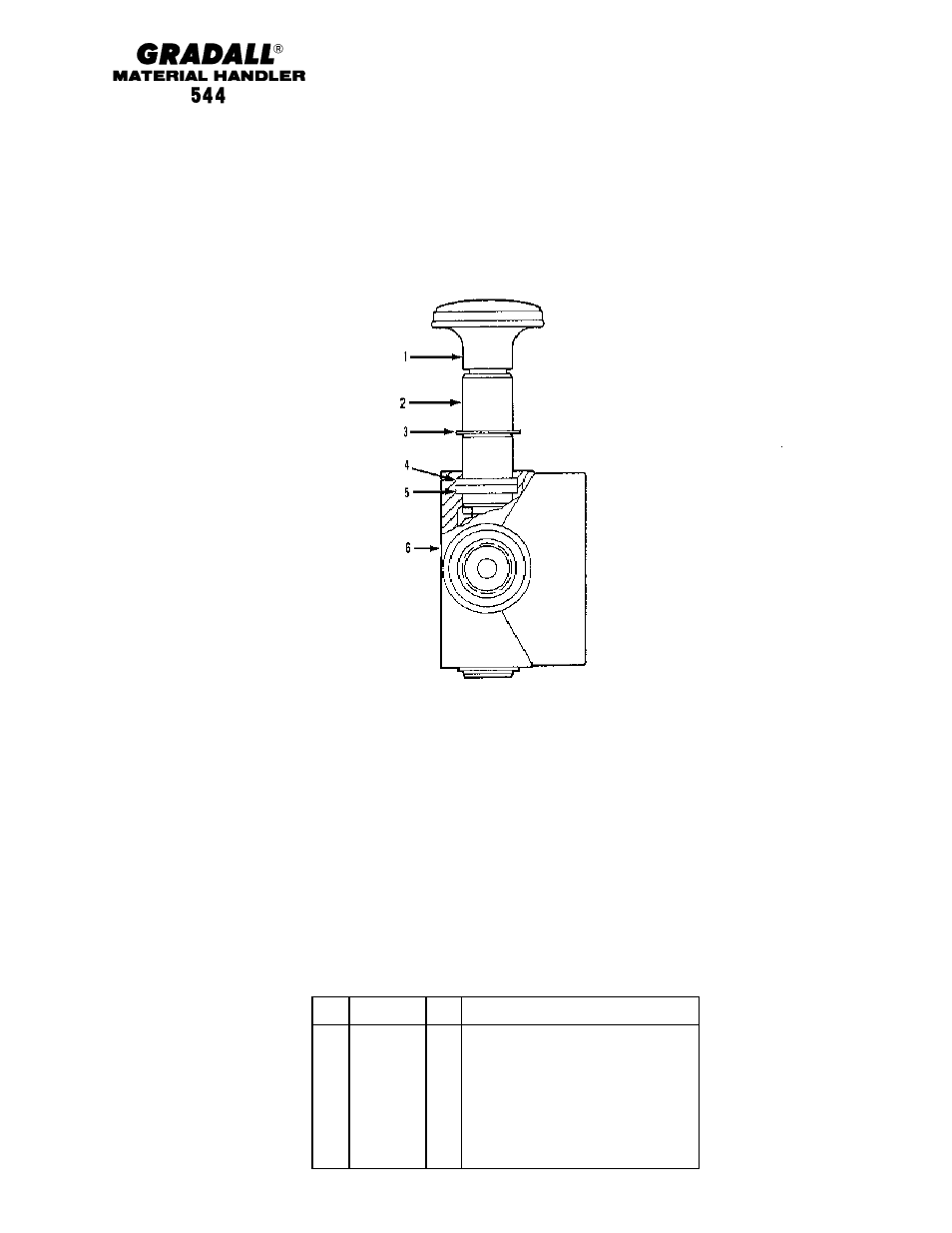 Hydraulic components parking brake valve | Gradall 544 User Manual | Page 161 / 209