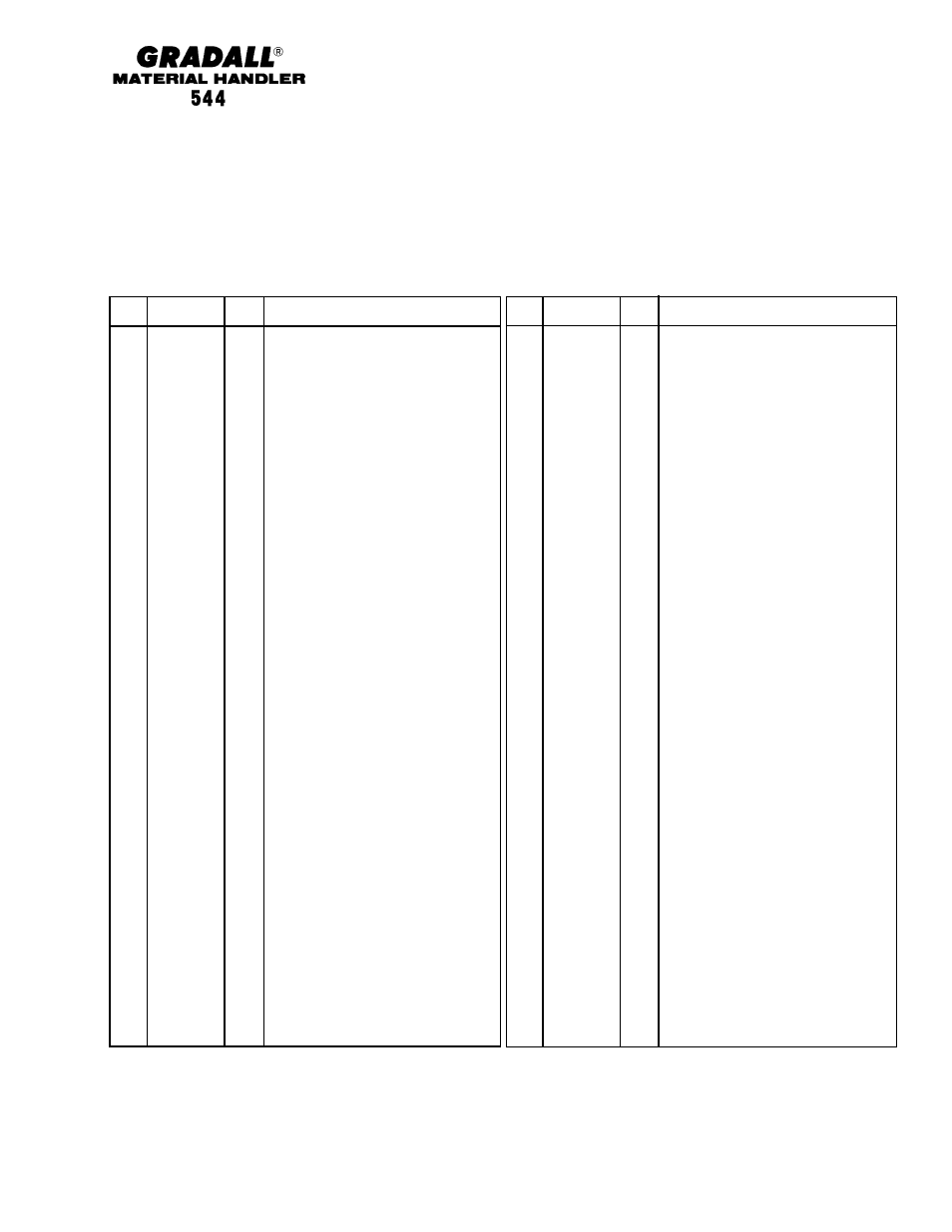 Gradall 544 User Manual | Page 190 / 209