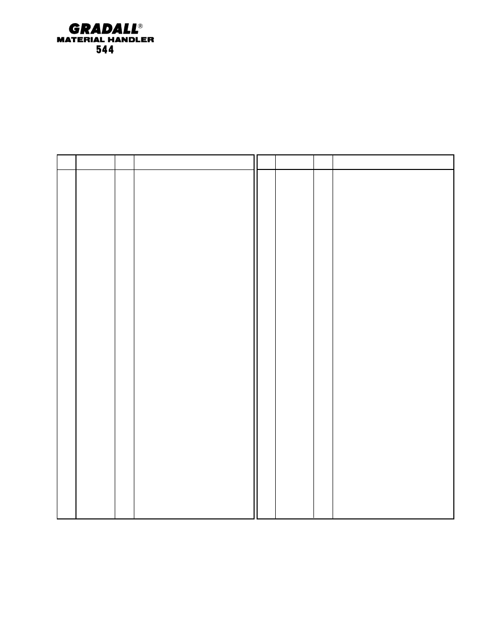 Gradall 544 User Manual | Page 192 / 209