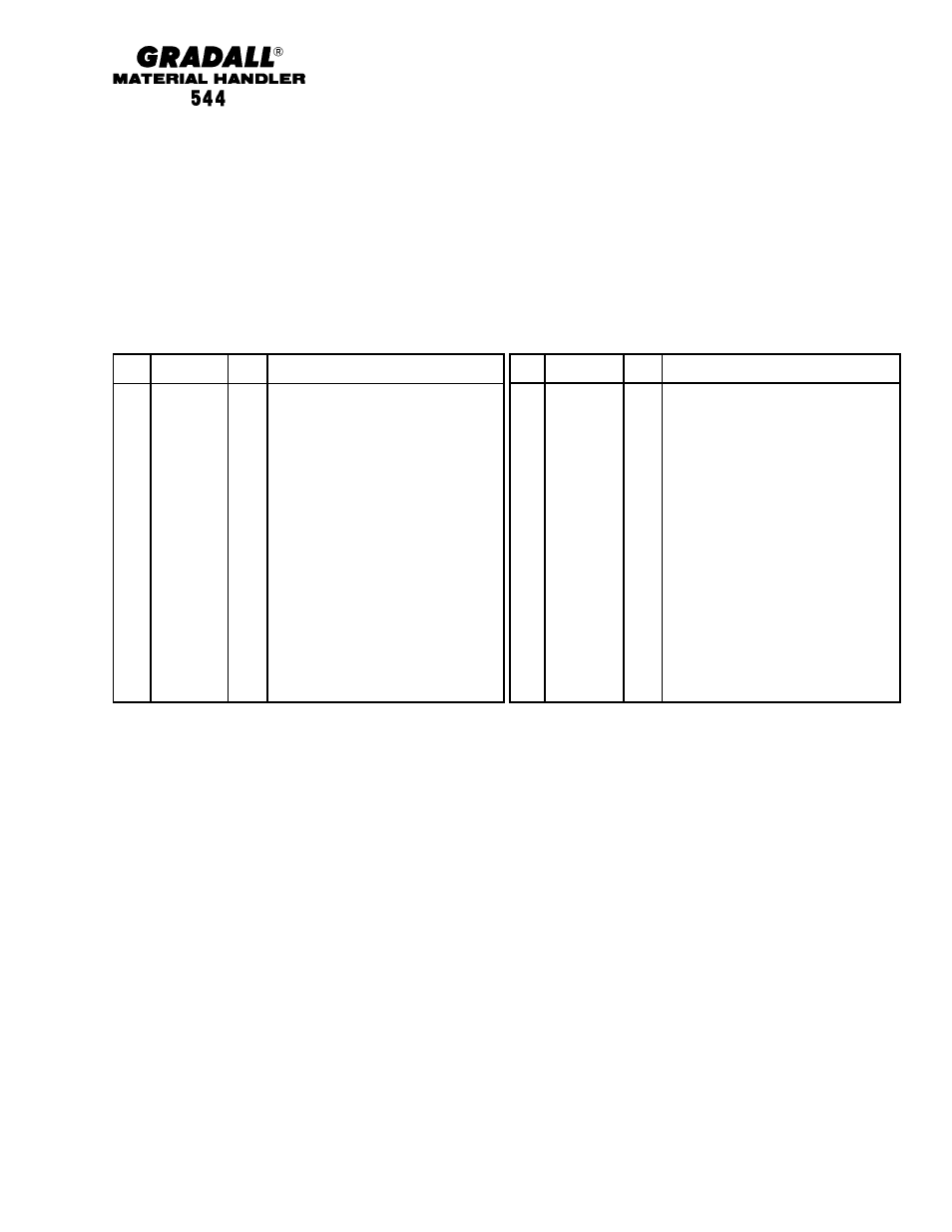 Gradall 544 User Manual | Page 202 / 209