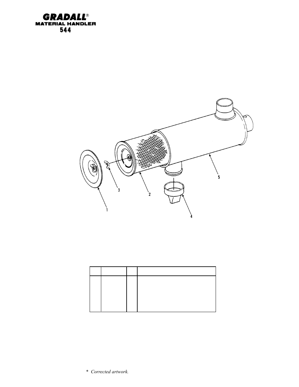 Engine & attaching parts air cleaner | Gradall 544 User Manual | Page 59 / 209