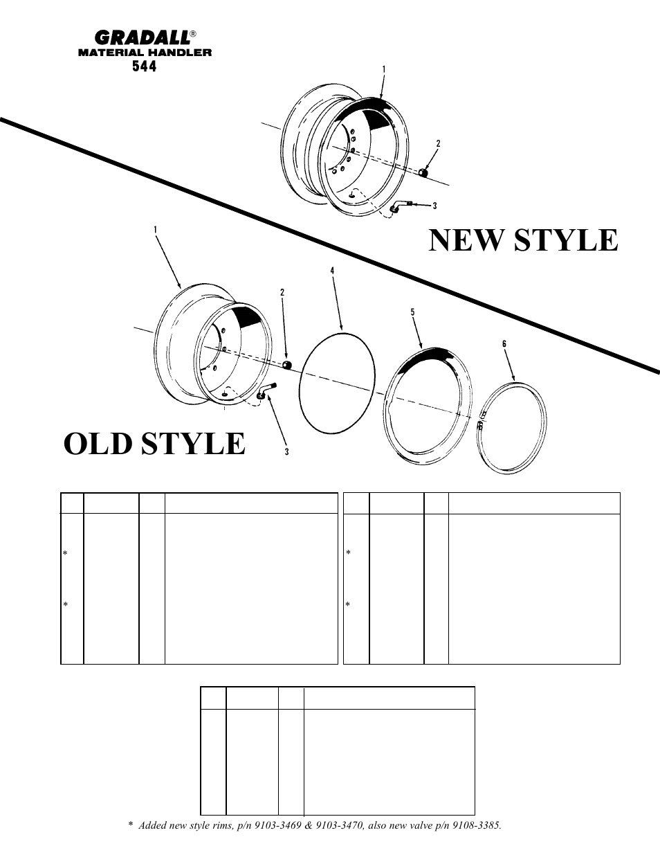 Old style, New style | Gradall 544 User Manual | Page 90 / 209