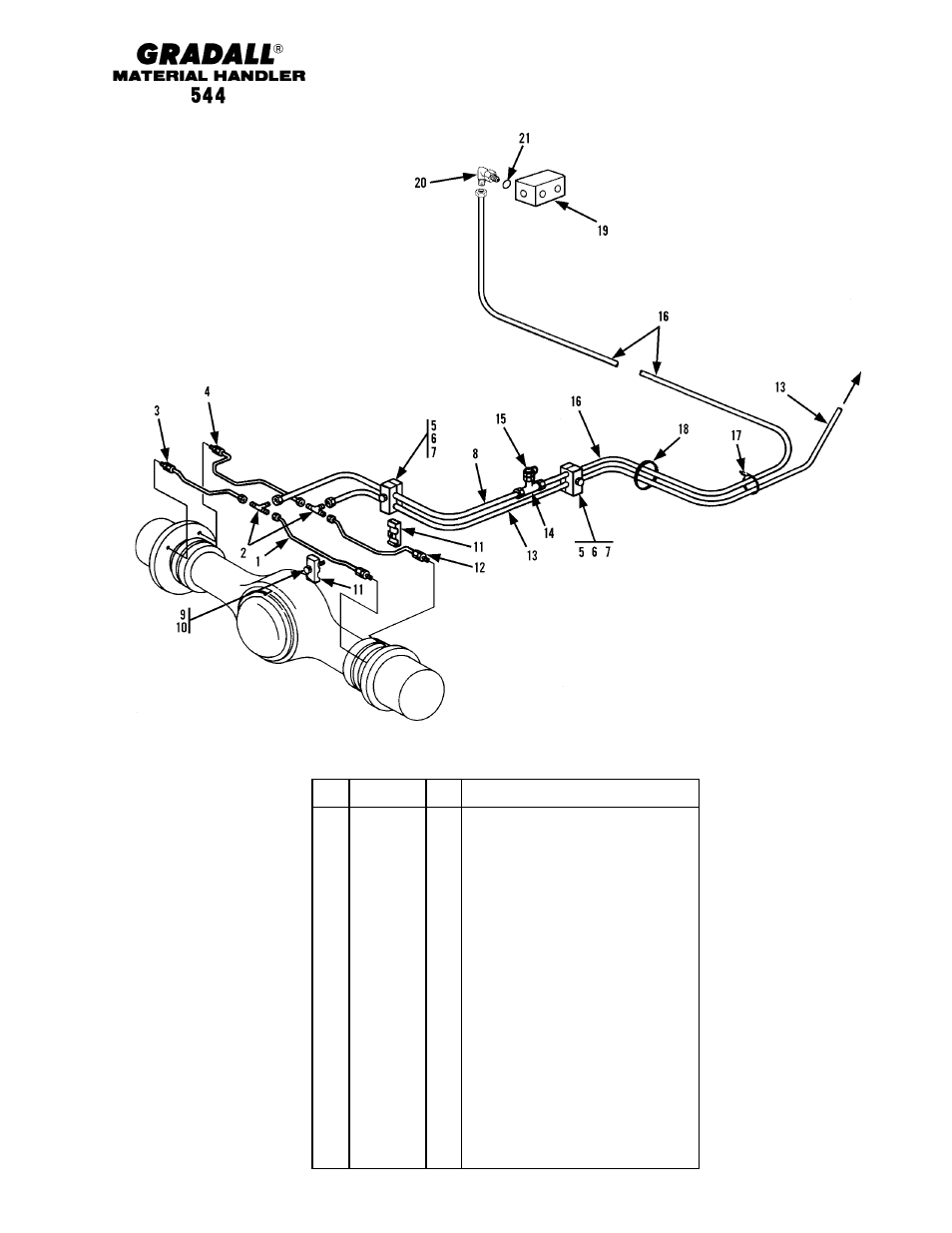 Section 8 brakes, Brakes hydraulics & service brake lines | Gradall 544 User Manual | Page 98 / 209