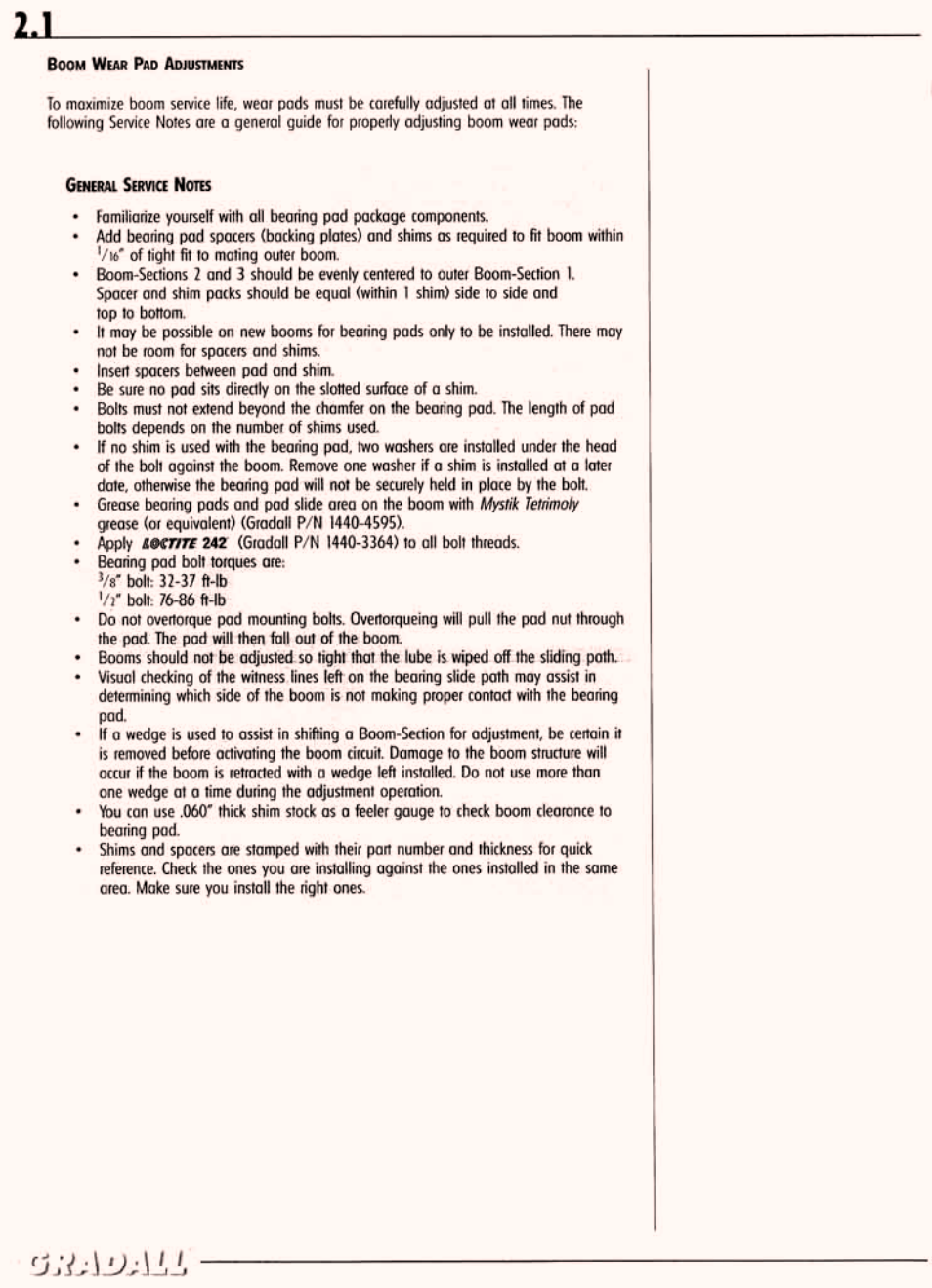 Gradall 534D-6T Service Manual User Manual | Page 190 / 288