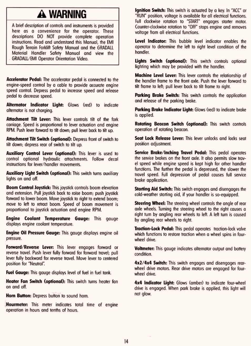 Gradall 534D-6T Service Manual User Manual | Page 20 / 288