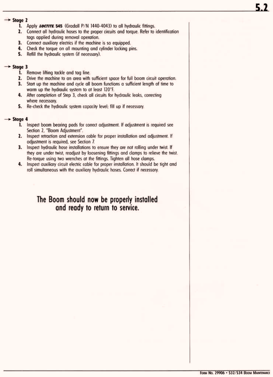 Gradall 534D-6T Service Manual User Manual | Page 205 / 288