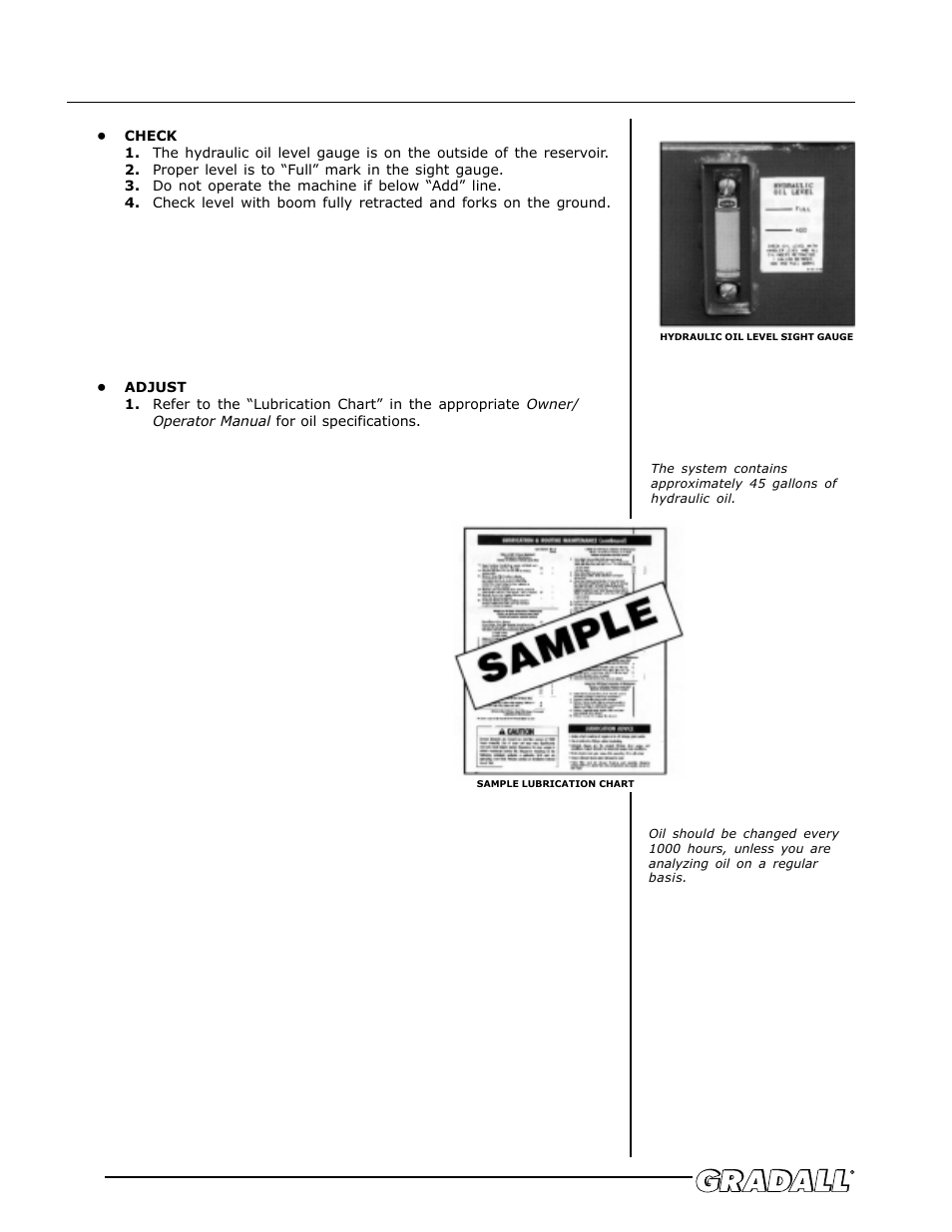 Hydraulic oil reservoir, Ydraulic, Eservoir | Gradall 534D-6T Service Manual User Manual | Page 260 / 288