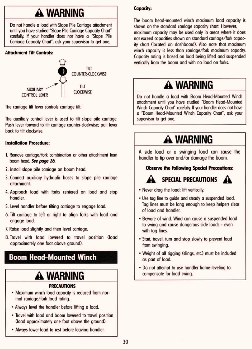 Boom head-mounted winch | Gradall 534D-6T Service Manual User Manual | Page 36 / 288