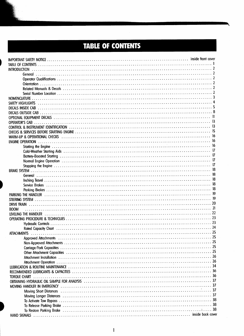 Gradall 534D-6T Service Manual User Manual | Page 7 / 288