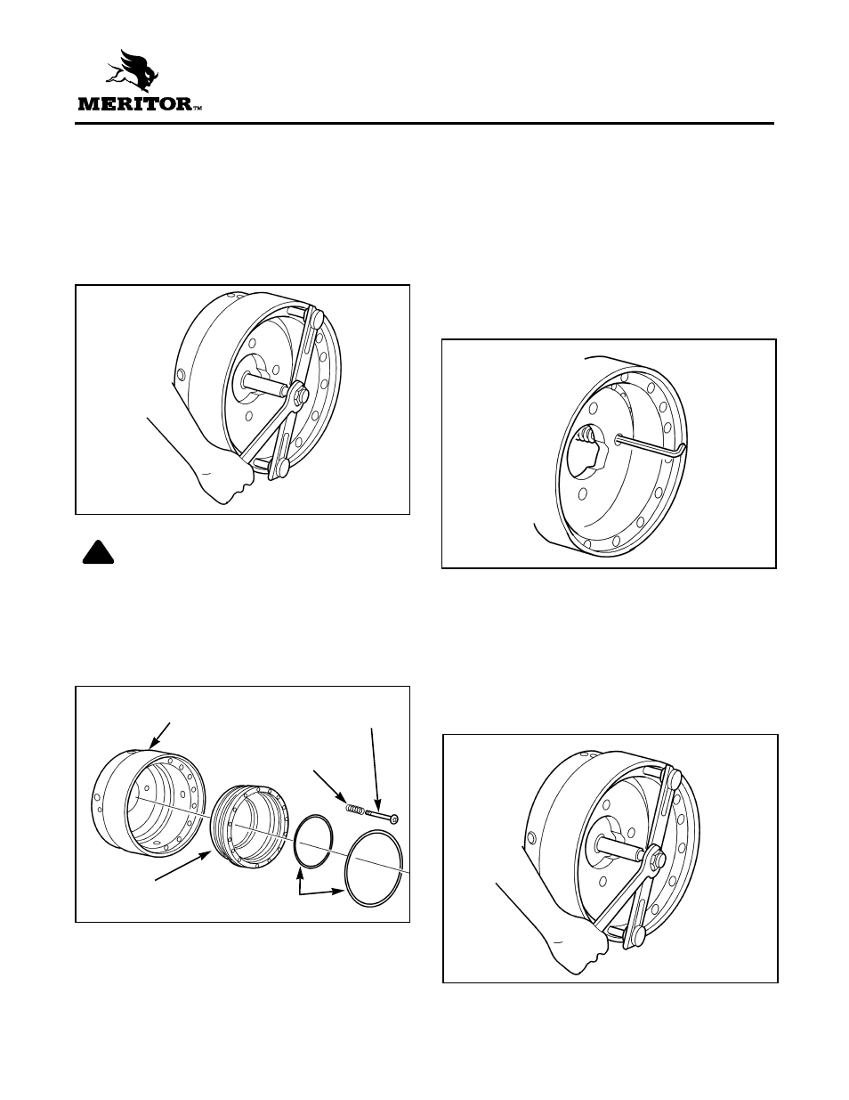 Disassemble hydraulic apply wet disc brake, Disassemble three function wet disc brake | Gradall 534D-6T Service Manual User Manual | Page 95 / 288