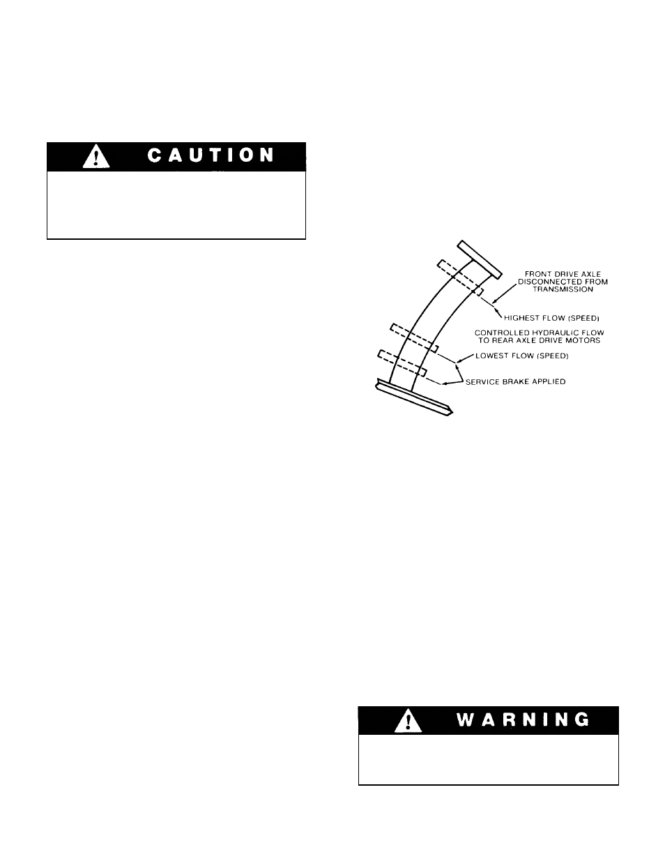 Rear driving axle, Inching travel | Gradall 534B-9 Operation Manual User Manual | Page 19 / 40