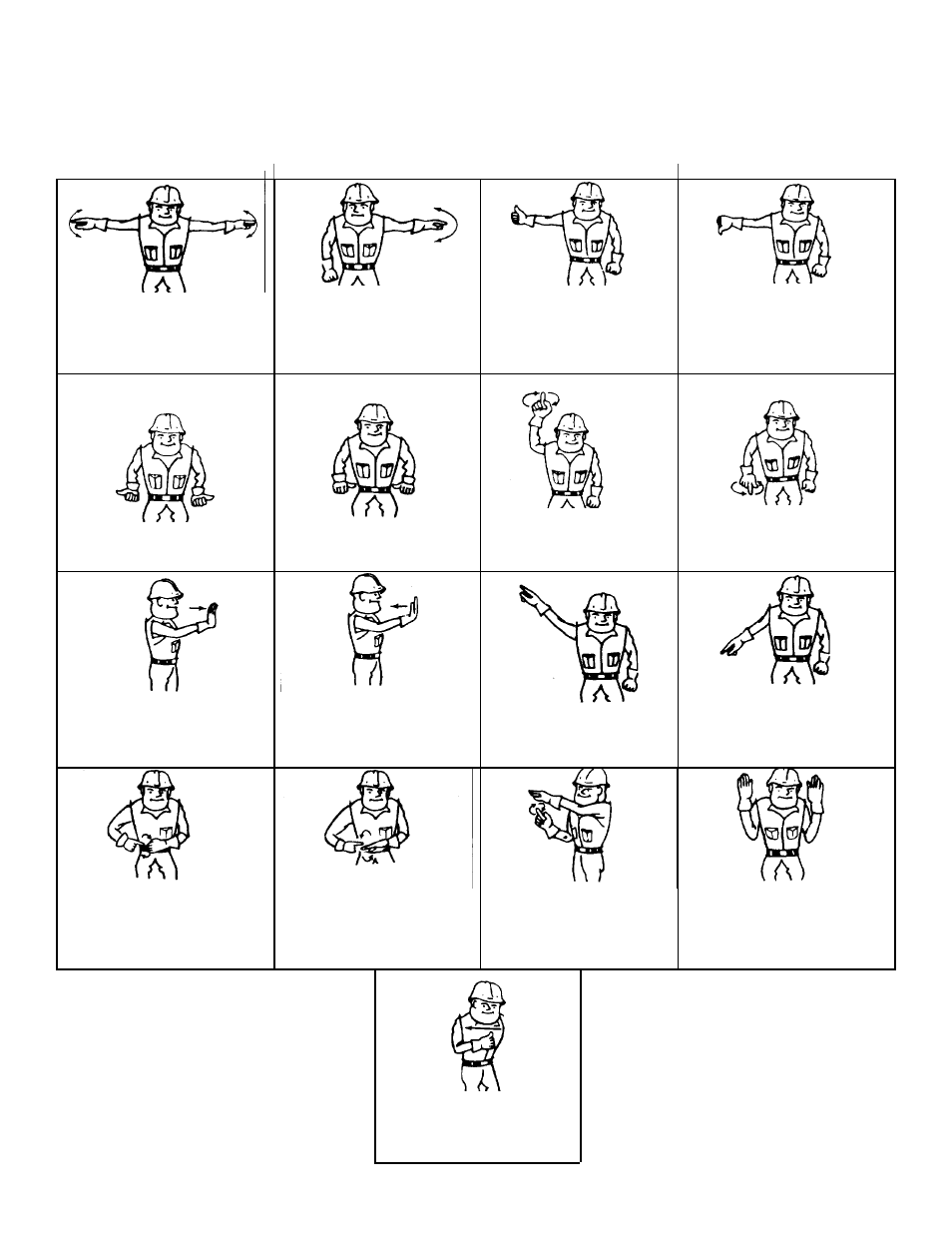 Hand signals | Gradall 534B-9 Operation Manual User Manual | Page 38 / 40