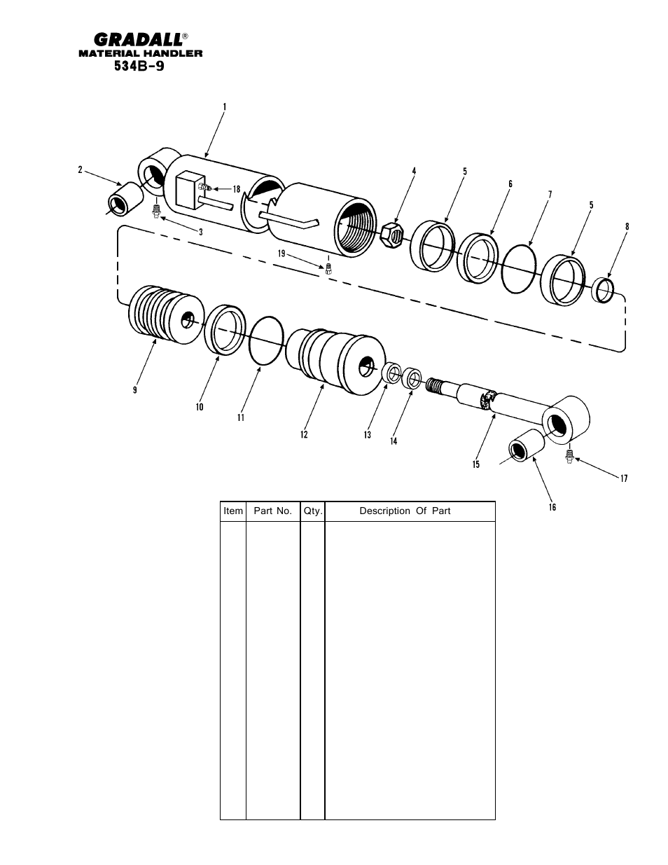 Gradall 534B-9 Parts Manual User Manual | Page 116 / 192