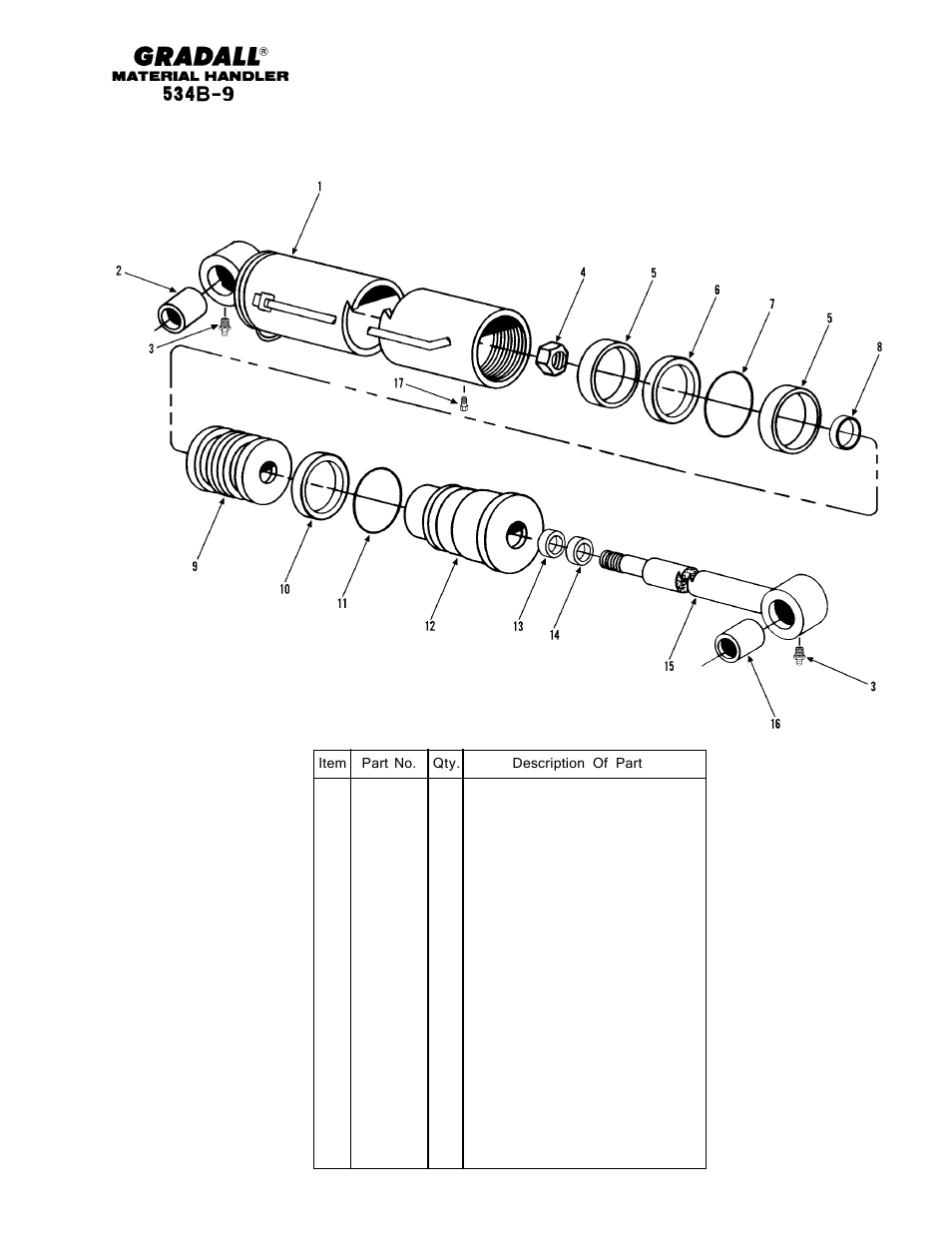 Gradall 534B-9 Parts Manual User Manual | Page 117 / 192