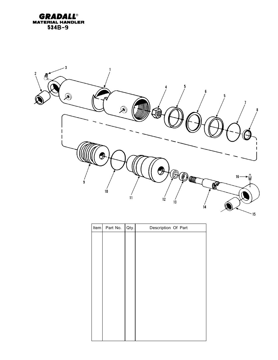 Gradall 534B-9 Parts Manual User Manual | Page 119 / 192