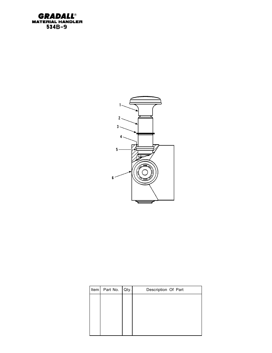 Hydraulic components parking brake valve | Gradall 534B-9 Parts Manual User Manual | Page 137 / 192