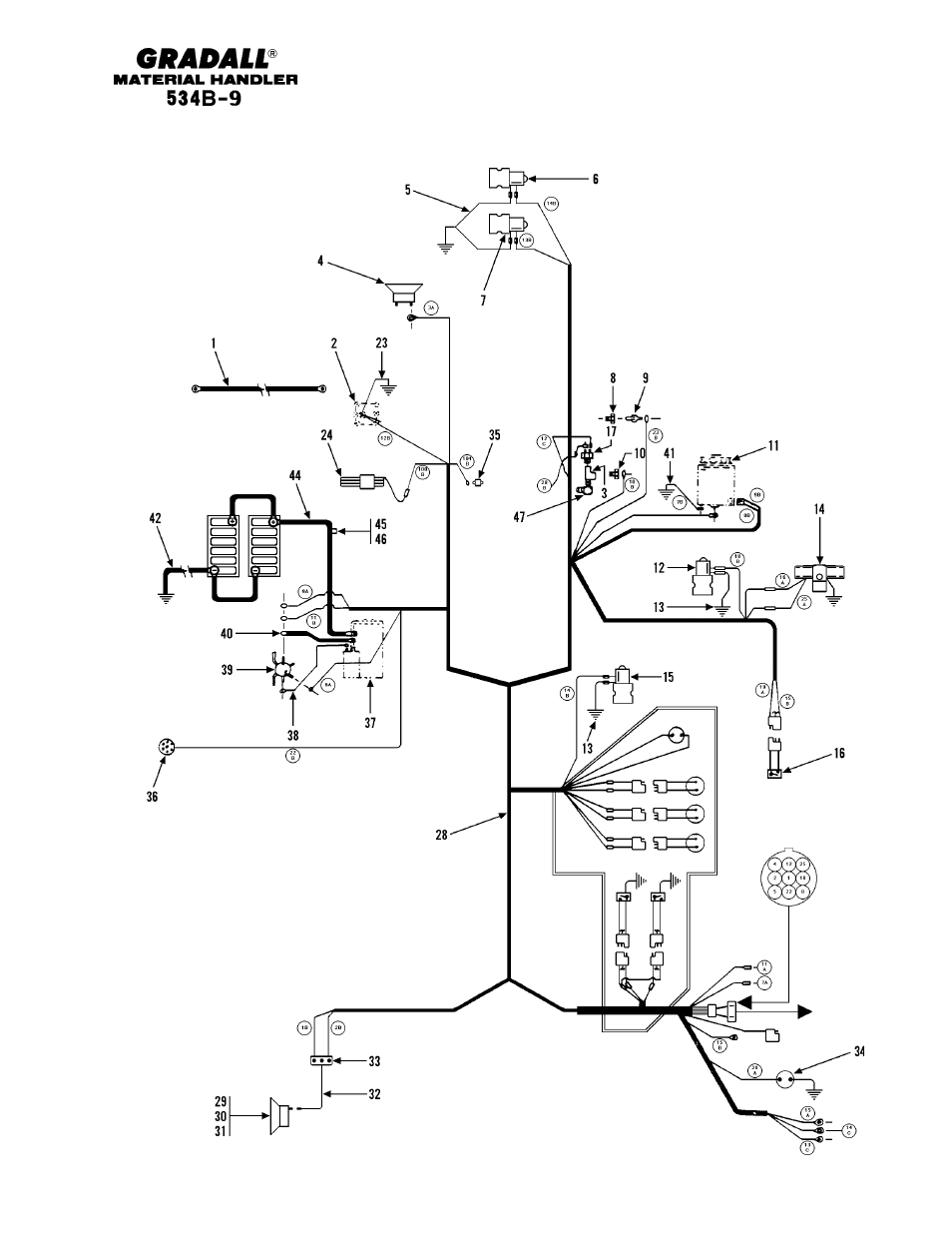 Gradall 534B-9 Parts Manual User Manual | Page 149 / 192