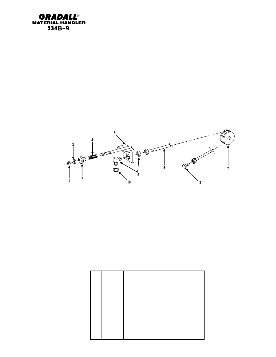 Optional equipment winch drain line | Gradall 534B-9 Parts Manual User Manual | Page 158 / 192