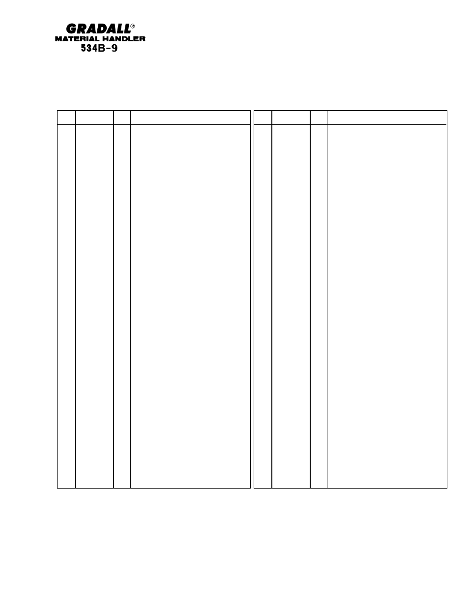 Optional equipment winch | Gradall 534B-9 Parts Manual User Manual | Page 166 / 192