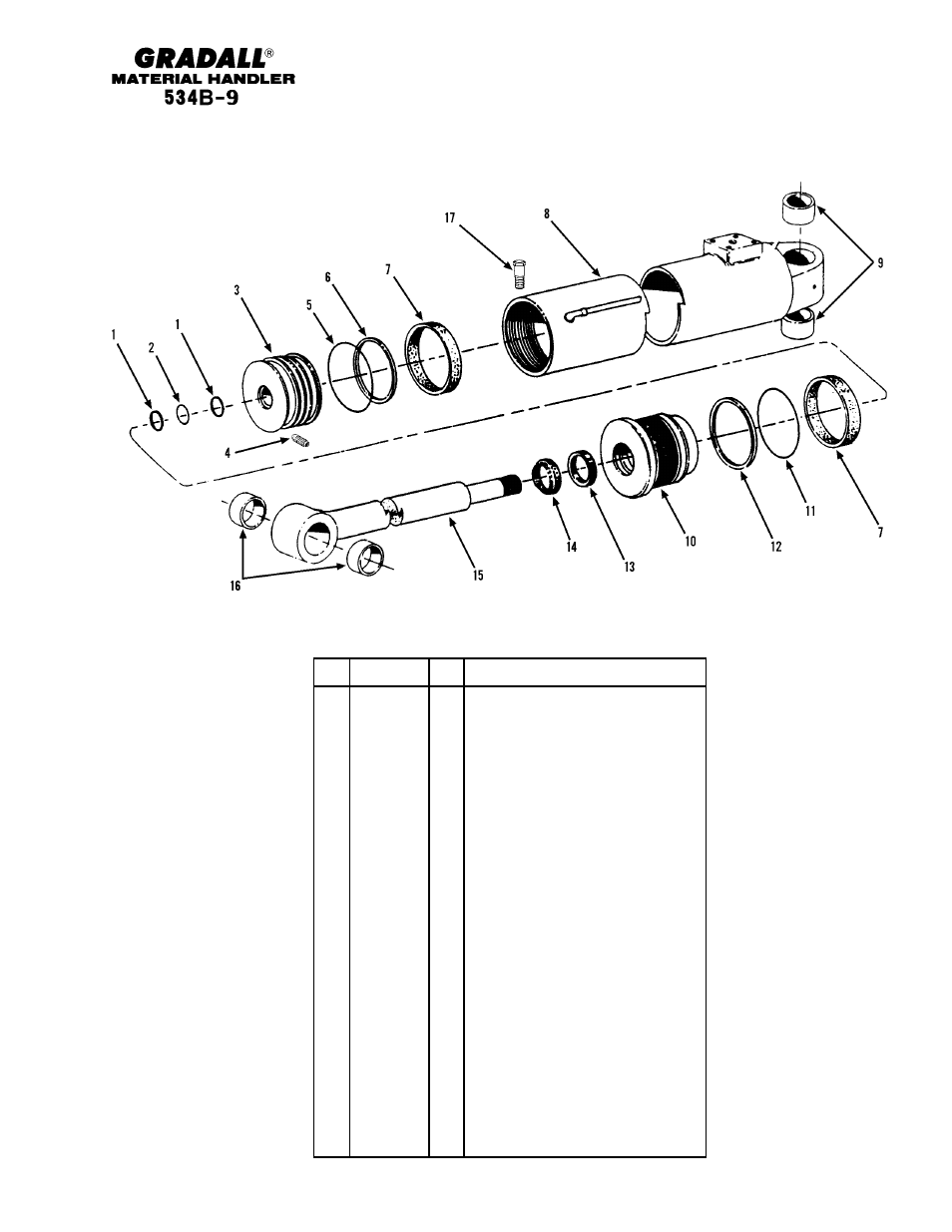 Gradall 534B-9 Parts Manual User Manual | Page 170 / 192