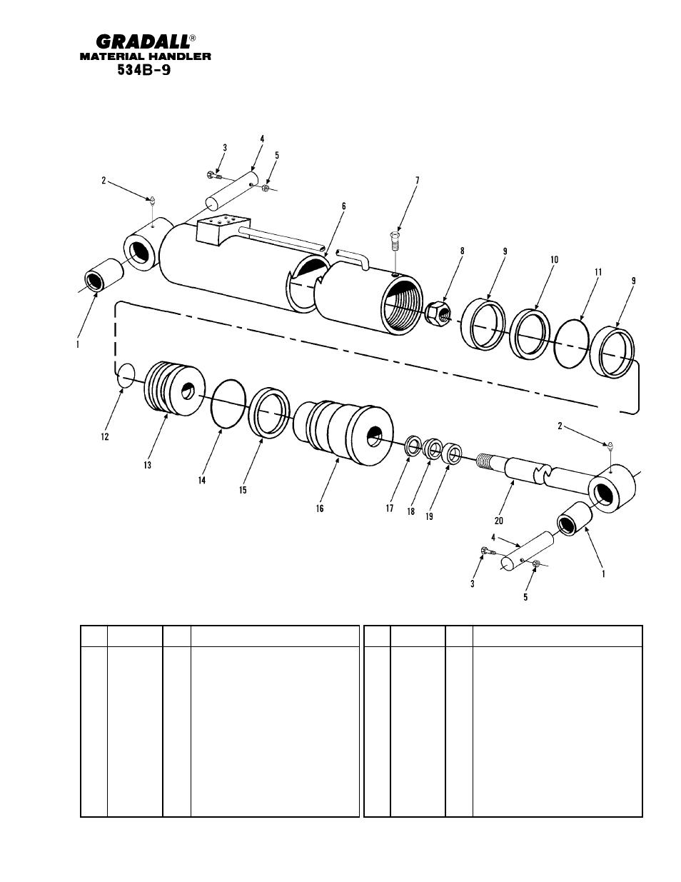 Gradall 534B-9 Parts Manual User Manual | Page 172 / 192