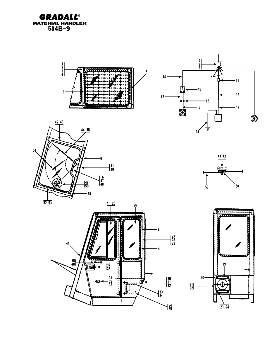 Gradall 534B-9 Parts Manual User Manual | Page 182 / 192