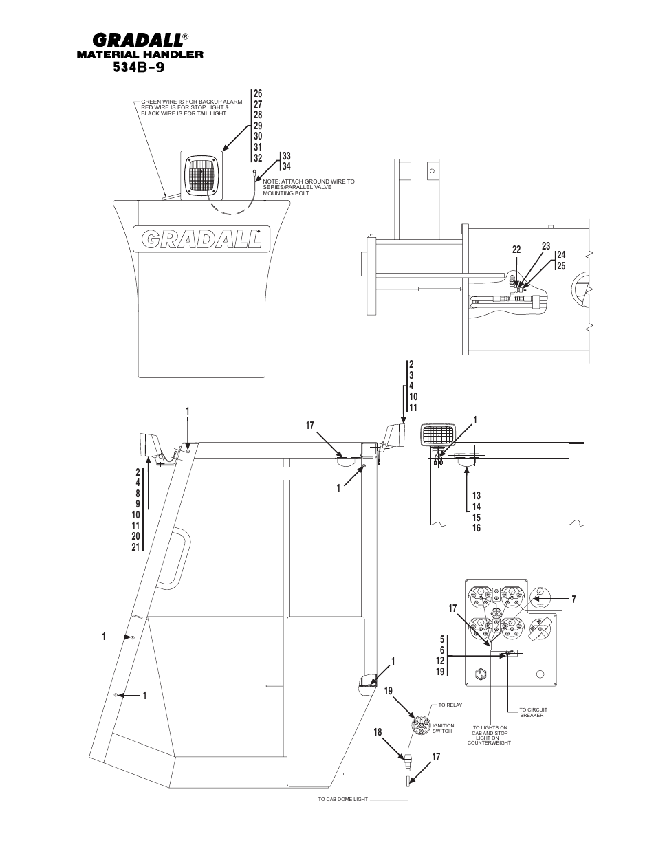 Gradall 534B-9 Parts Manual User Manual | Page 189 / 192