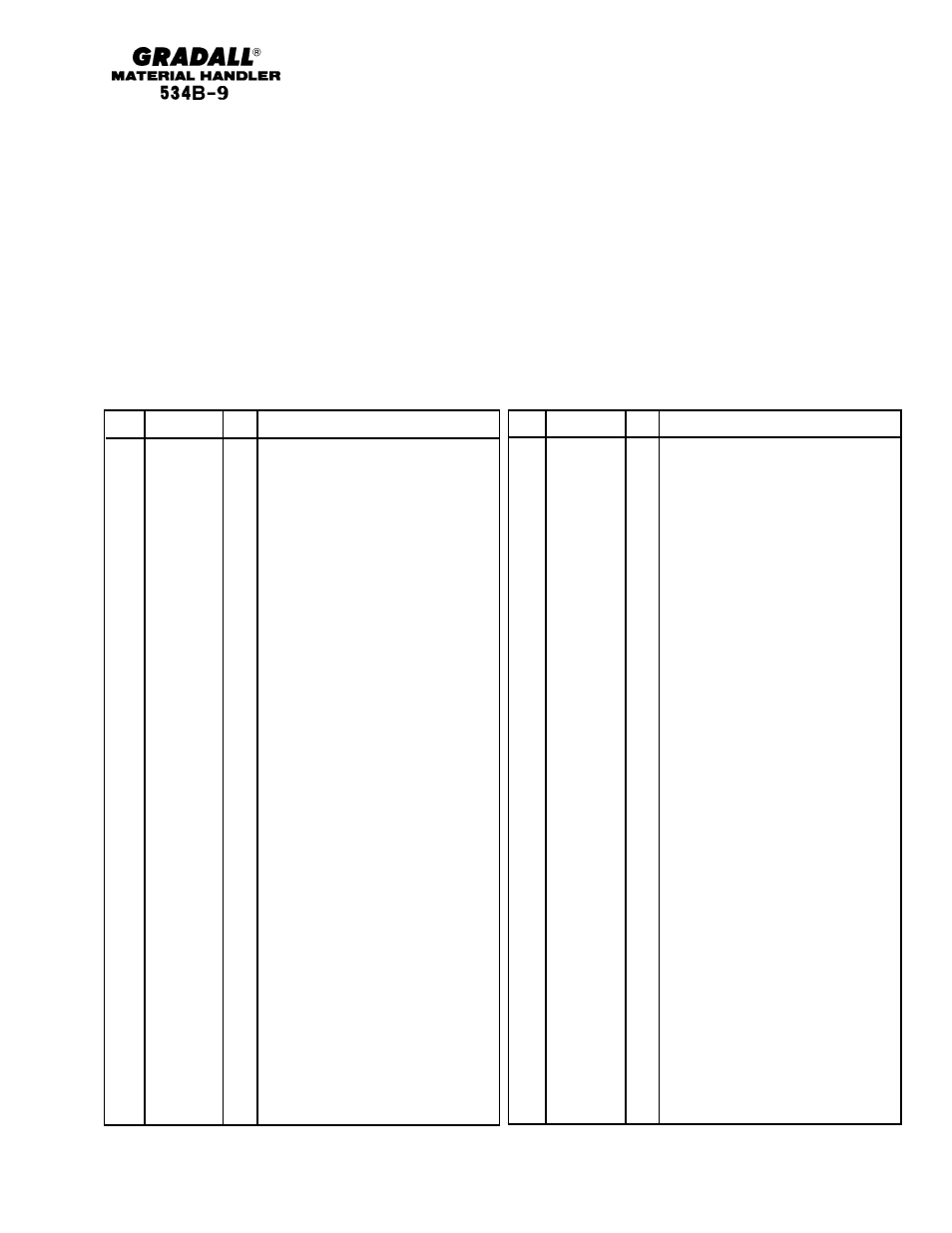 Chassis & attaching parts frame shrouding & trim | Gradall 534B-9 Parts Manual User Manual | Page 28 / 192