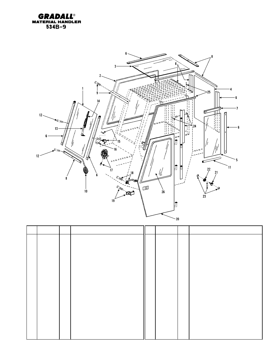 Gradall 534B-9 Parts Manual User Manual | Page 29 / 192