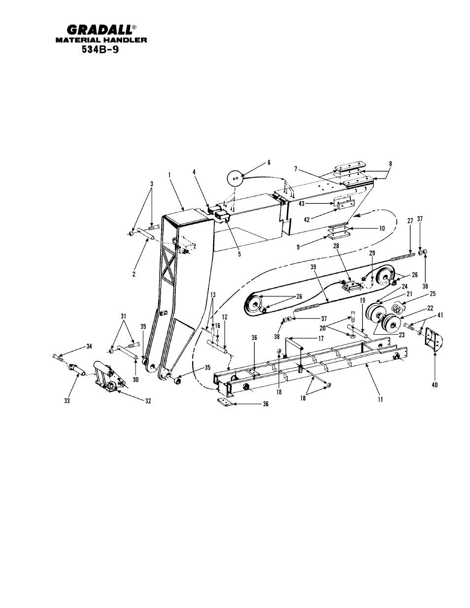 Gradall 534B-9 Parts Manual User Manual | Page 40 / 192