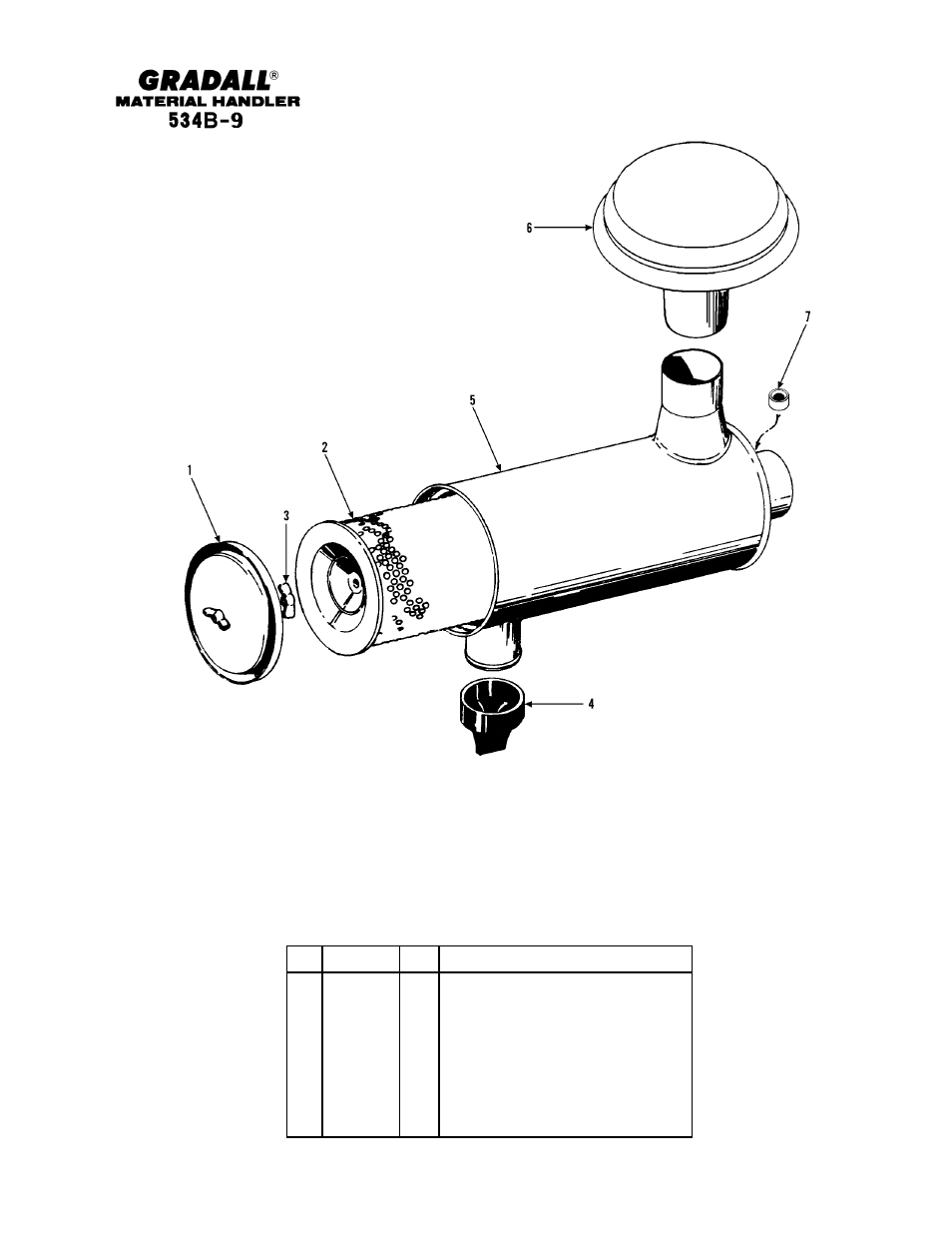 Engine & attaching parts air cleaner | Gradall 534B-9 Parts Manual User Manual | Page 56 / 192