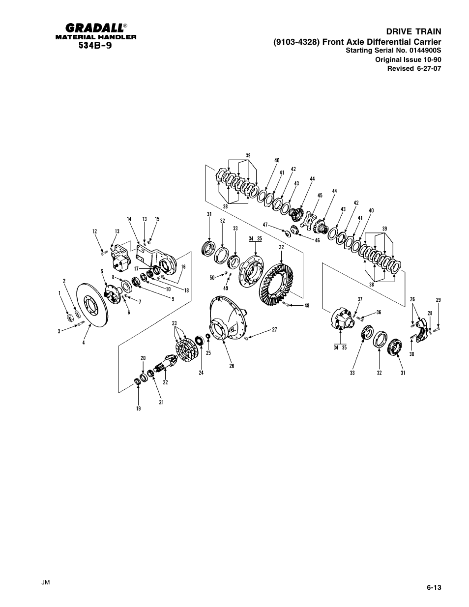 Gradall 534B-9 Parts Manual User Manual | Page 75 / 192