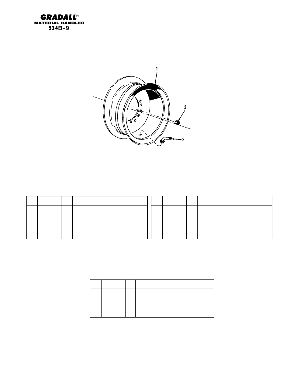 Drive train wheels & tires | Gradall 534B-9 Parts Manual User Manual | Page 80 / 192