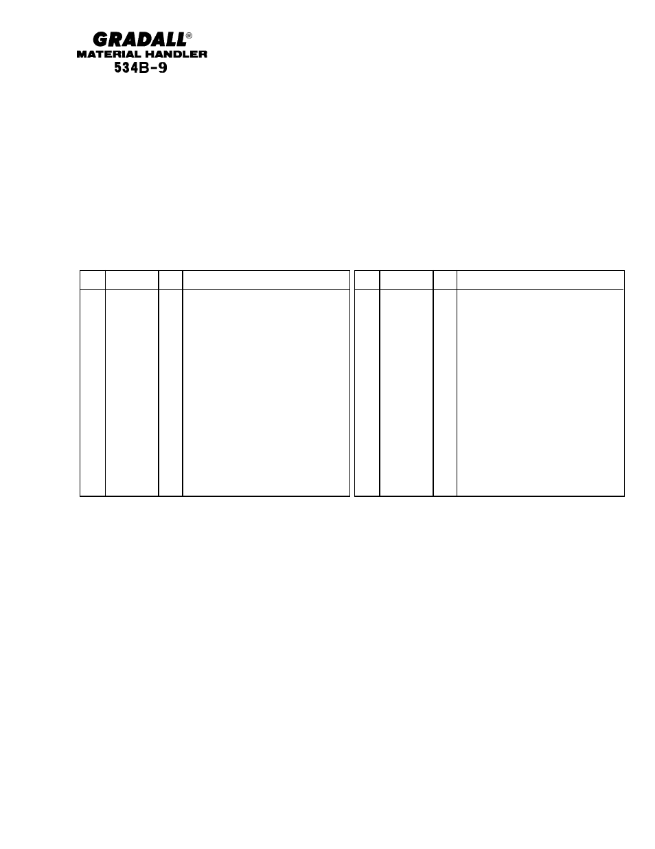 Controls transmission & sway | Gradall 534B-9 Parts Manual User Manual | Page 86 / 192