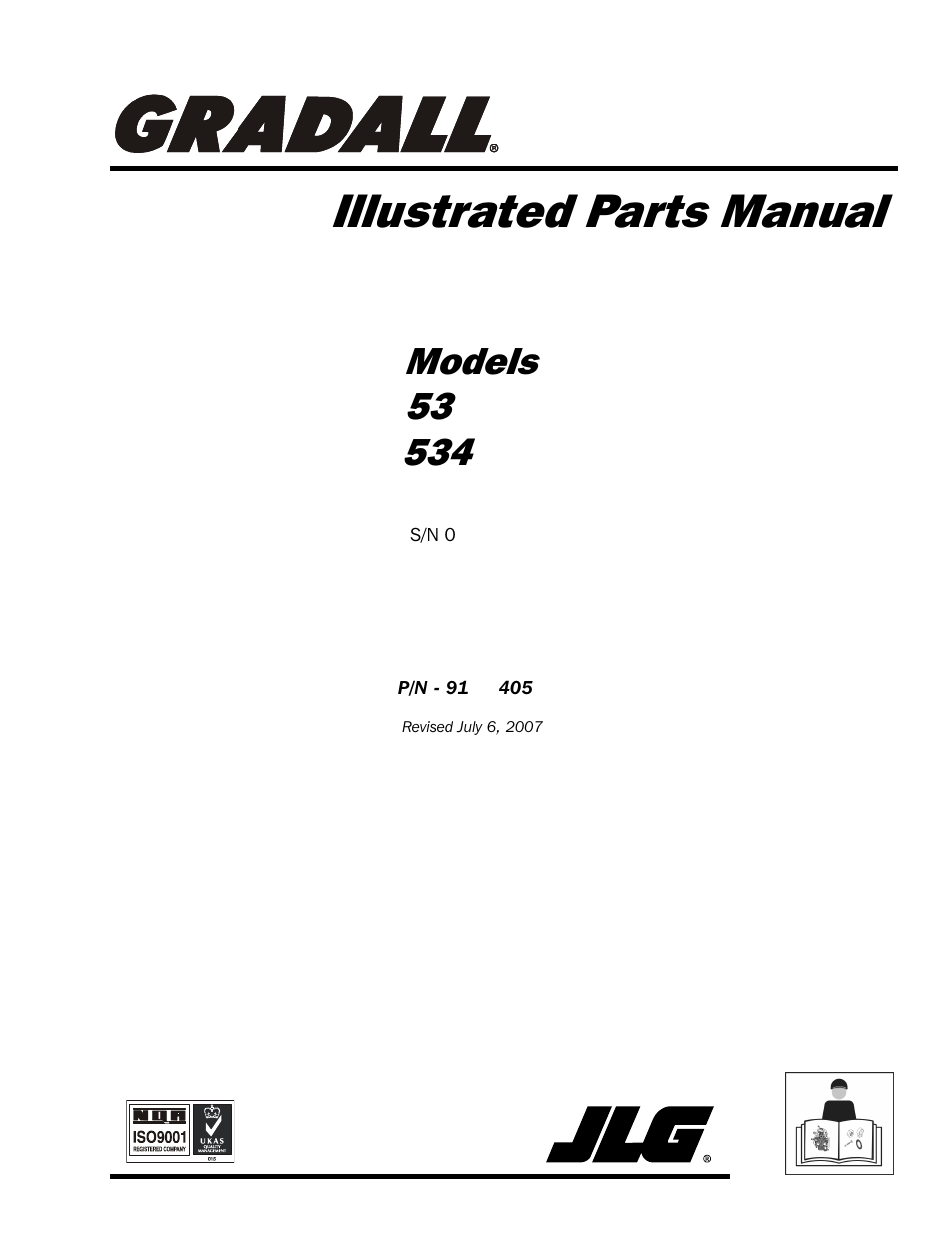 Gradall 534C-6 Parts Manual User Manual | 380 pages