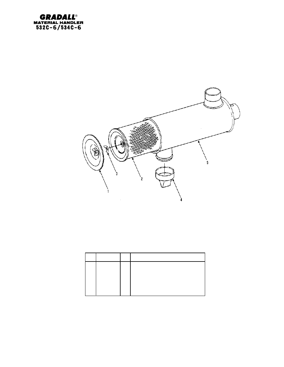 Engine & attaching parts air cleaner | Gradall 534C-6 Parts Manual User Manual | Page 101 / 380