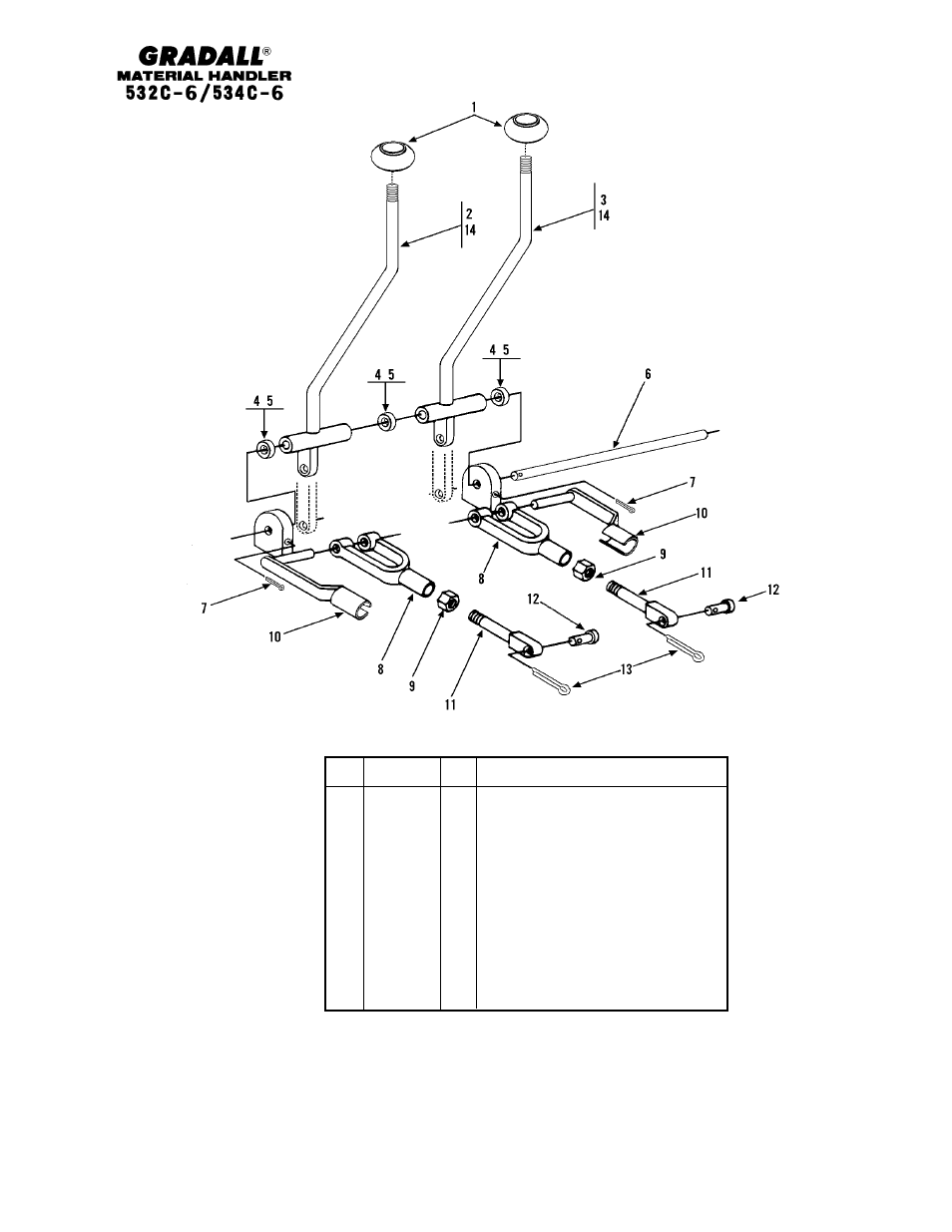 Section 7 controls, Controls tilt & sway | Gradall 534C-6 Parts Manual User Manual | Page 121 / 380