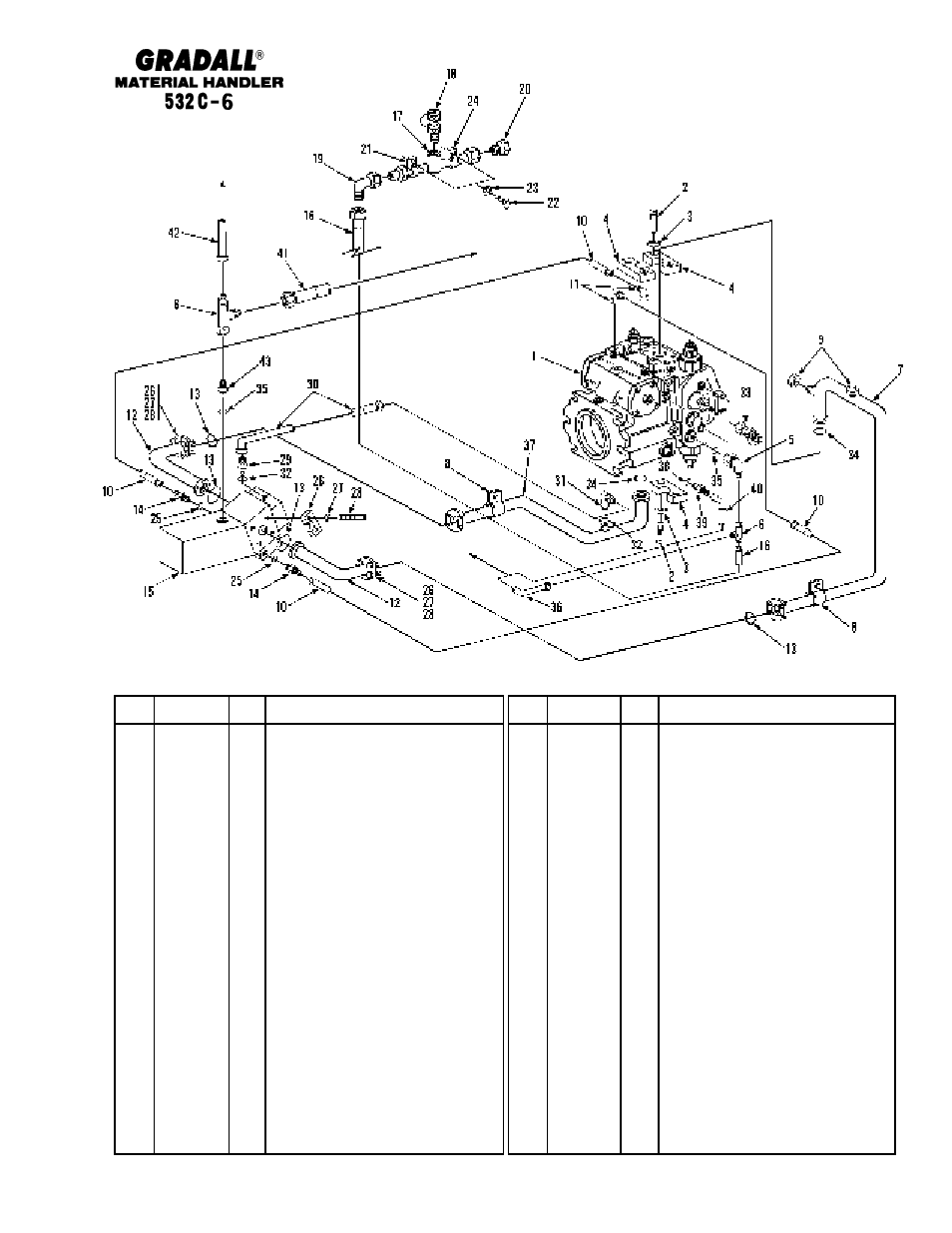 Hydraulic circuits drive circuit (532c-6) | Gradall 534C-6 Parts Manual User Manual | Page 171 / 380