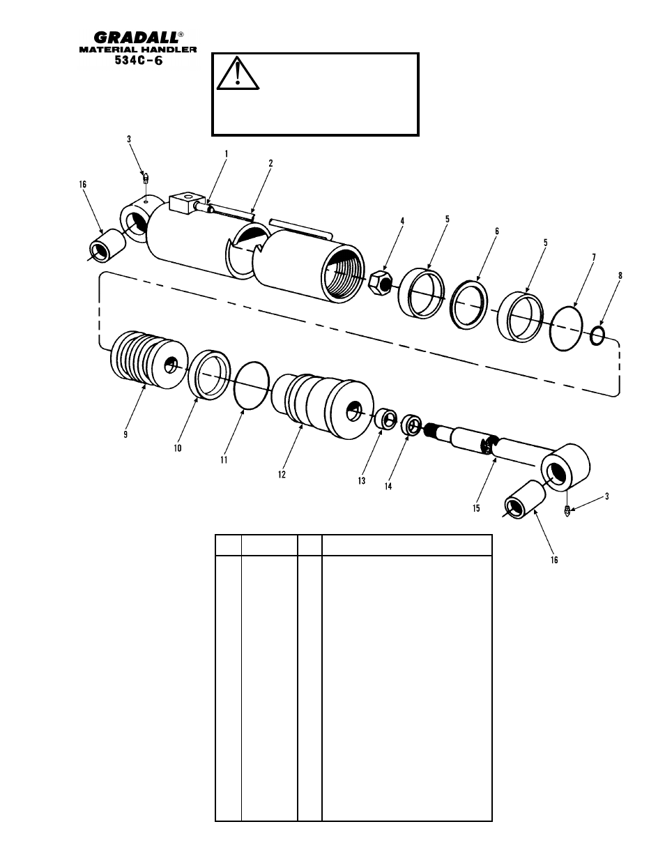 Gradall 534C-6 Parts Manual User Manual | Page 206 / 380