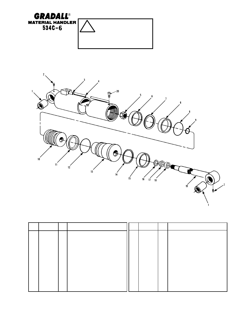 Gradall 534C-6 Parts Manual User Manual | Page 208 / 380
