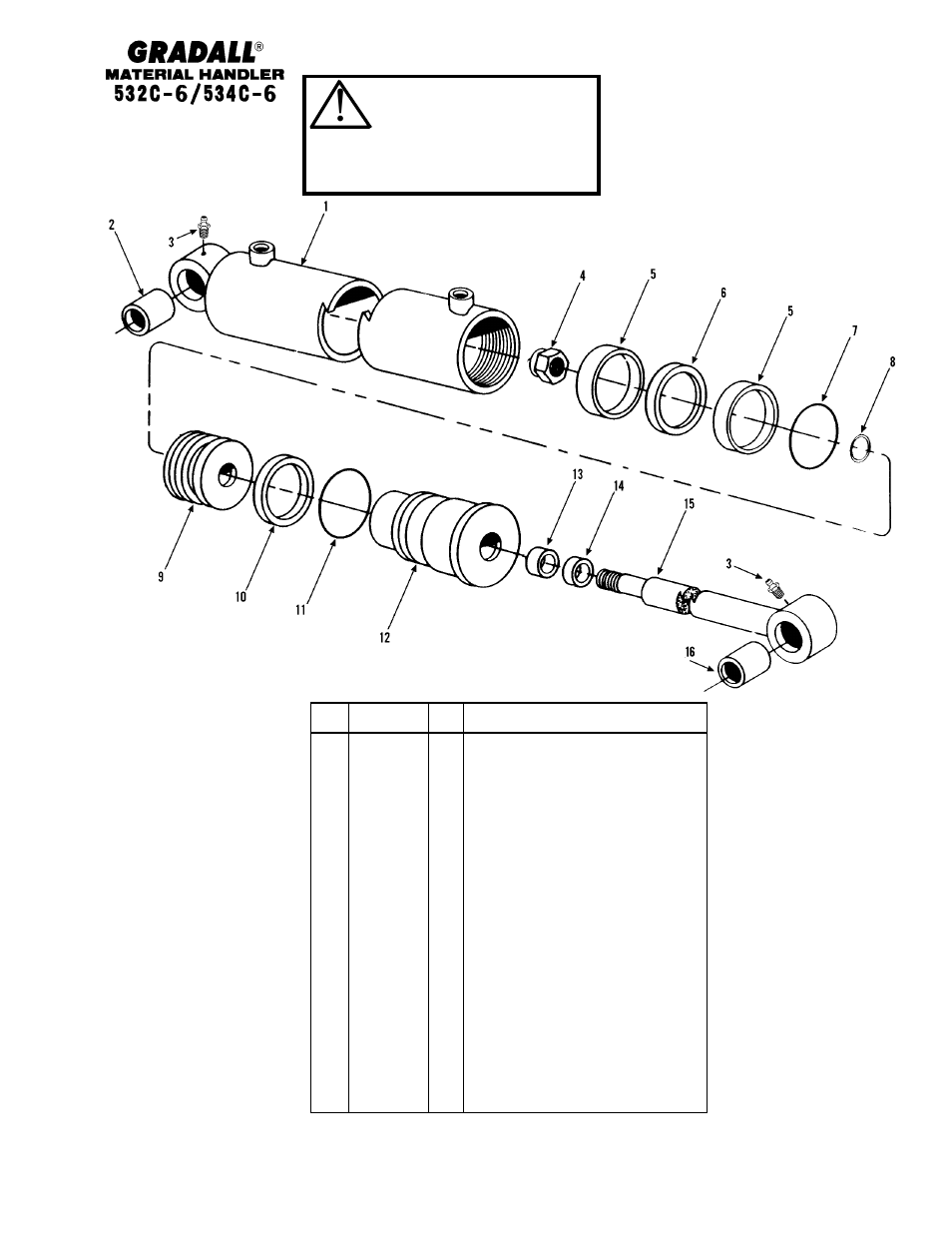 Gradall 534C-6 Parts Manual User Manual | Page 216 / 380
