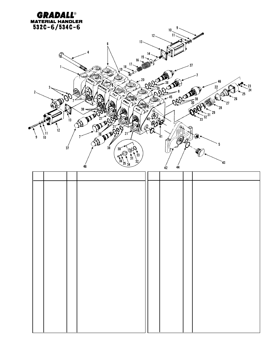 Gradall 534C-6 Parts Manual User Manual | Page 221 / 380
