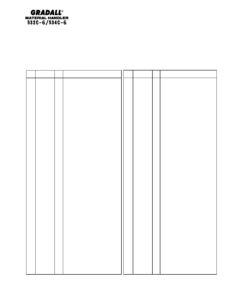 Gradall 534C-6 Parts Manual User Manual | Page 237 / 380
