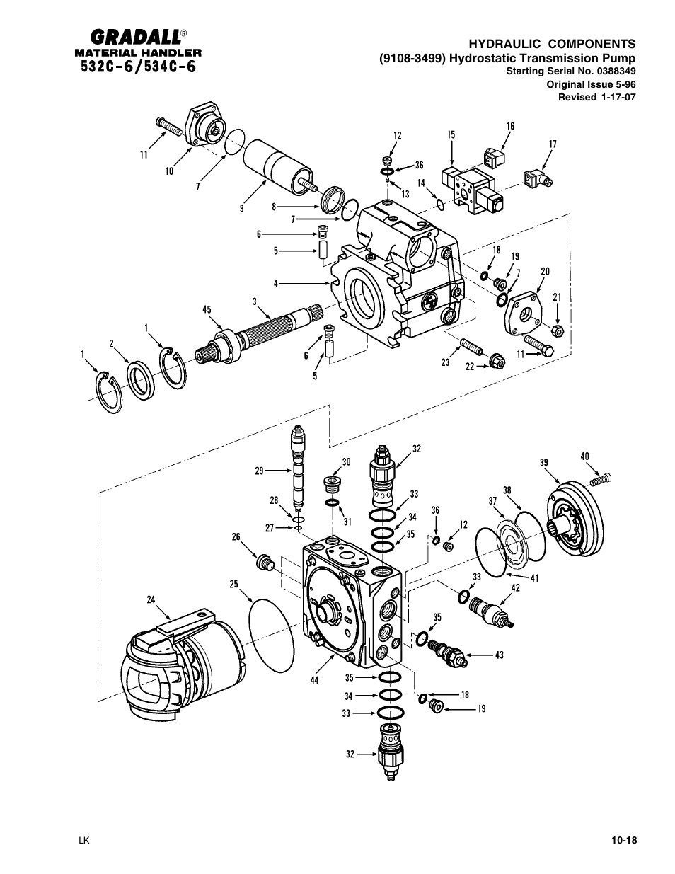 Gradall 534C-6 Parts Manual User Manual | Page 238 / 380