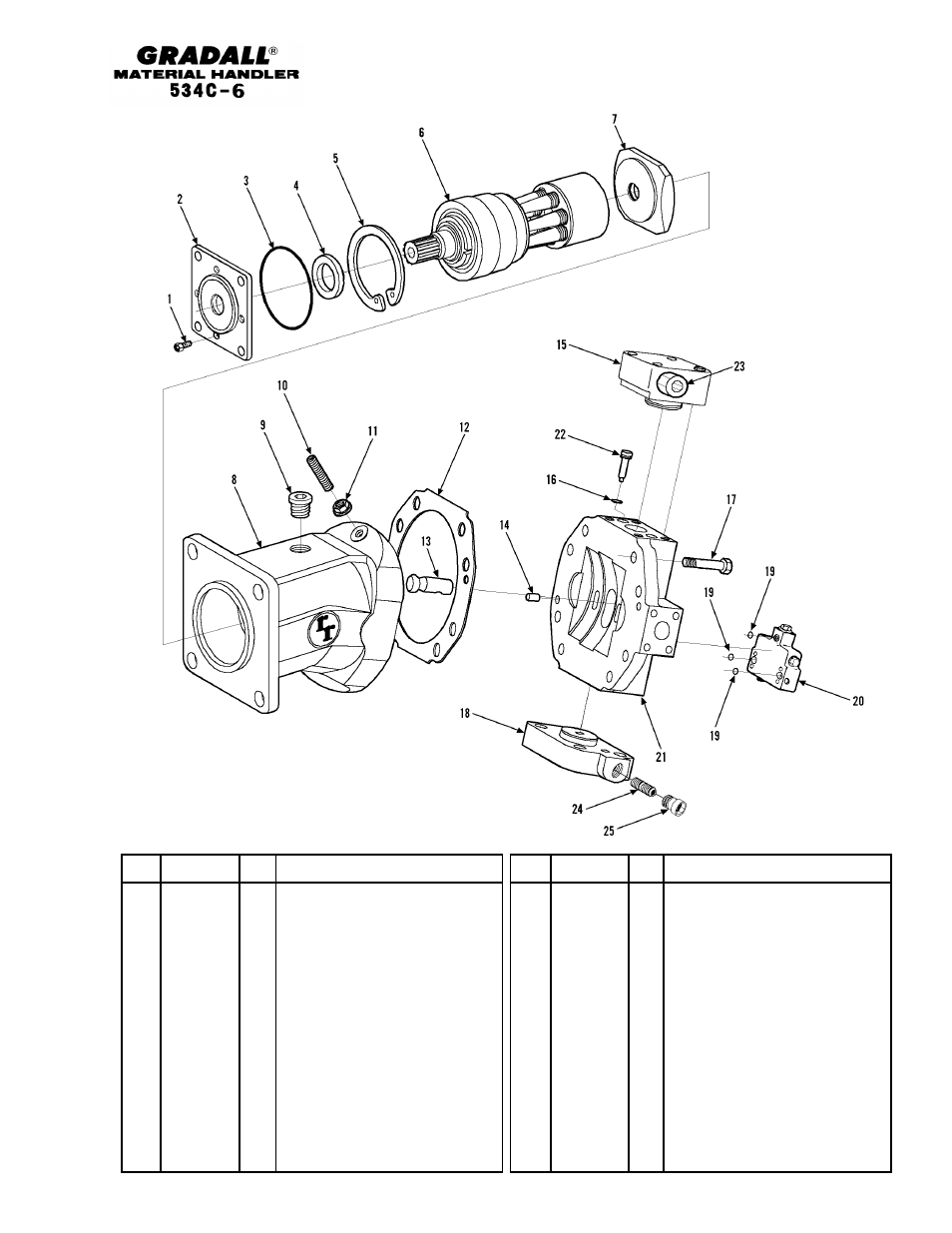 Gradall 534C-6 Parts Manual User Manual | Page 242 / 380