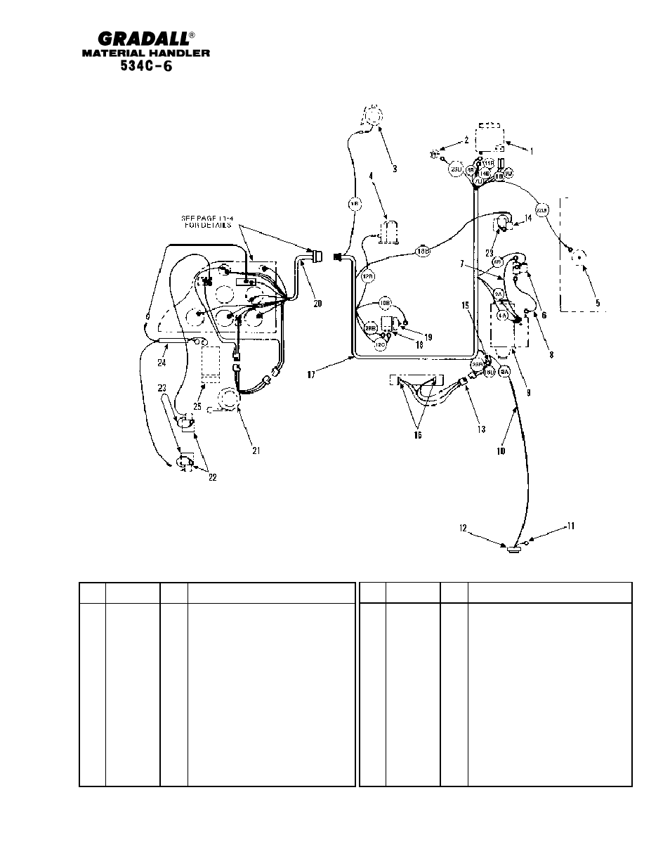 Electrical engine wiring (534c-6) | Gradall 534C-6 Parts Manual User Manual | Page 255 / 380