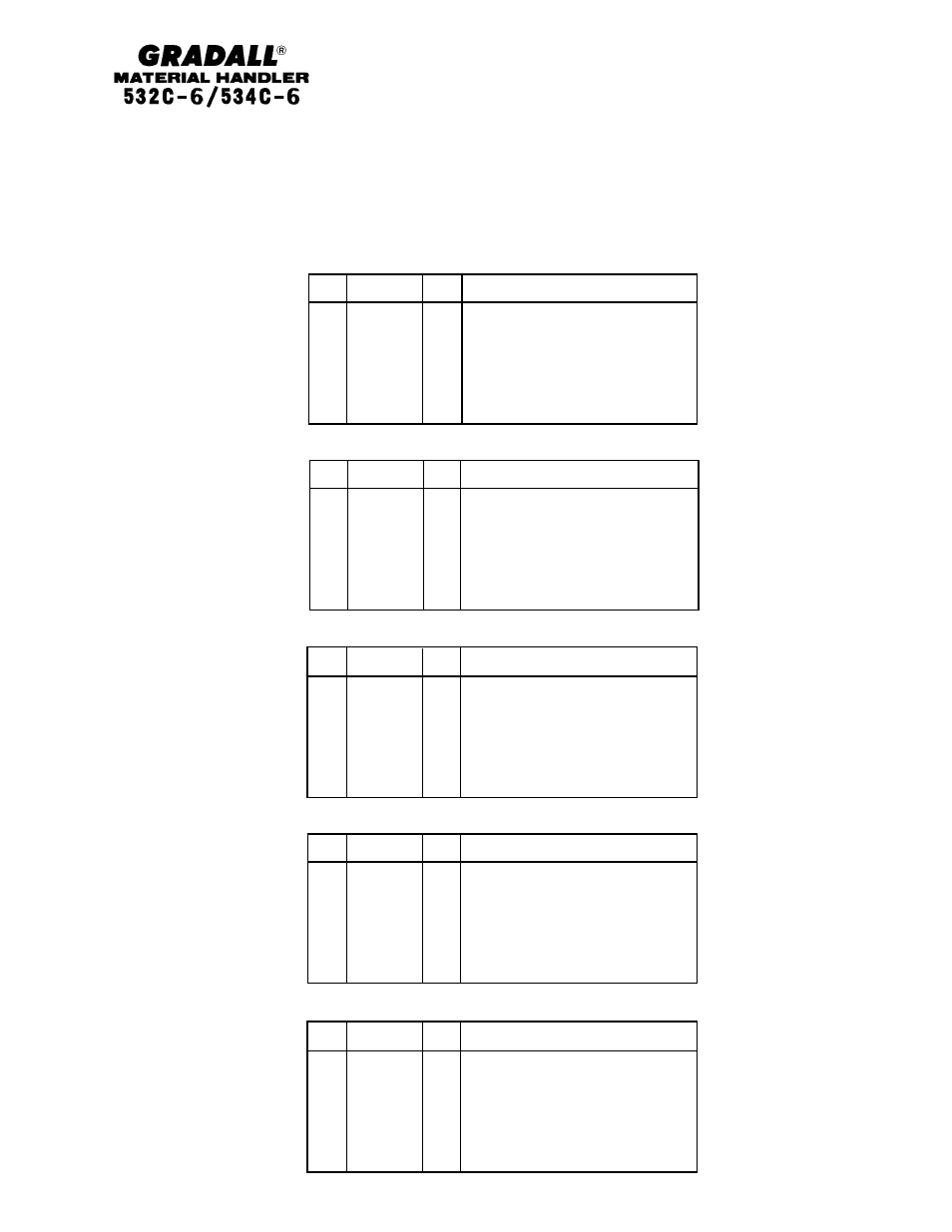 Section 12 miscellaneous | Gradall 534C-6 Parts Manual User Manual | Page 273 / 380